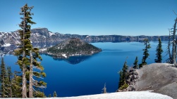 Crater Lake is over 1,000 feet deep and so clear that you can see the reflection all the way around. It's a little over an hour from my house, so this makes for a fun afternoon trip.